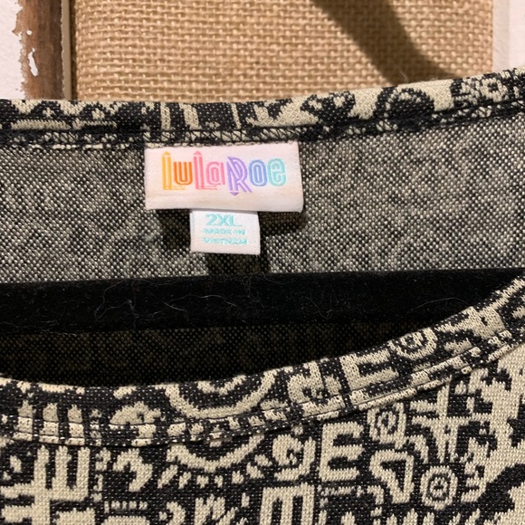 Lularoe 2X EUC Jaquard Julia Dress - Picture 2 of 3